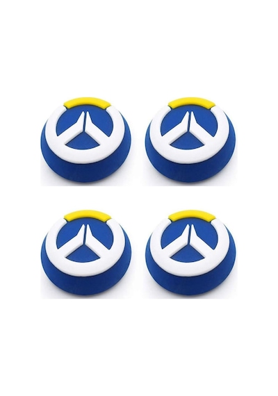 Overwatch Ps5/ps4/ps3/xbox One/one X/one S/series X/series S 3d Analog Silikon Koruyucu -4 Adet Overwatch 4