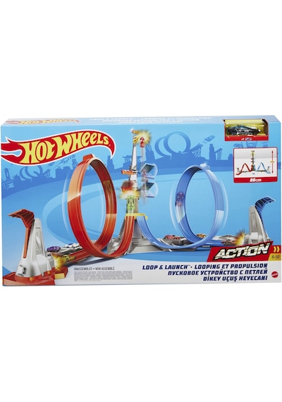 Hot Wheels Dikey Uçuş Heyecan Yarış Seti GRW39