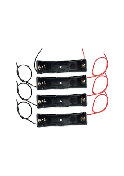 Zenithdeals 12 Adet 3,7 V 18650 Pil Tutucu, Plastik Pil Kutusu