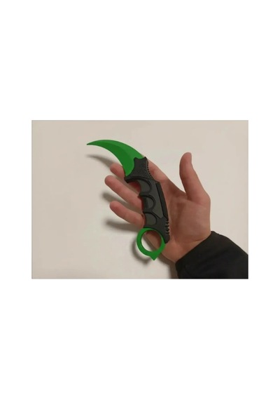 Cs2 Bıçak Oyuncak Yeşil Plastik 3d Keskin Değil