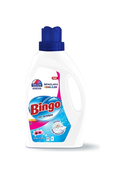 2 Adet Bingo Sıvı Deterjan Amber 1755 Ml Diğer