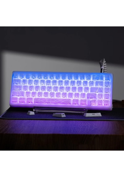 Xvx Spider Web Rgb Keycaps Tuş Takımı Seti Beyaz