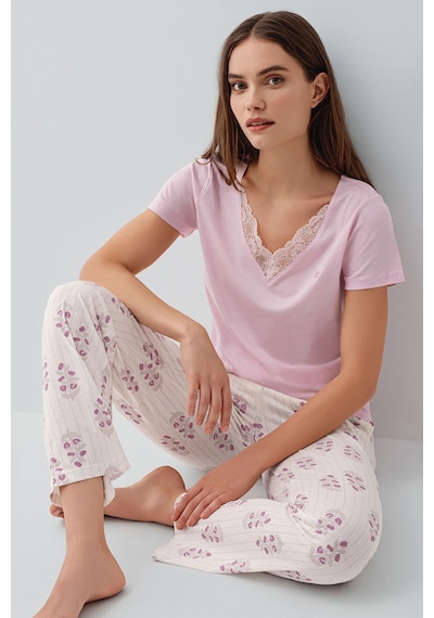 Pierre Cardin Kadın Pembe Pijama Takım Pc9214-s-v2 Pembe