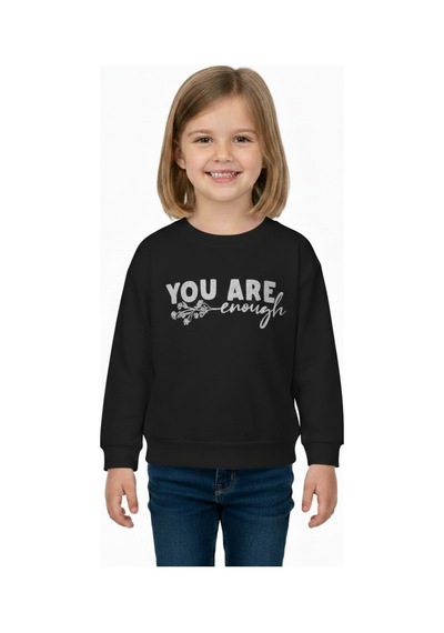Kız Çocuk Baskılı Sweatshirt Bgl-st05266 Siyah