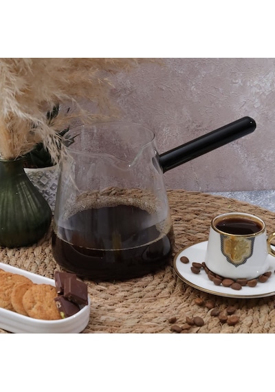 Arow Borosilikat Cam Cezve - 1000 Ml - Pm-2714-s