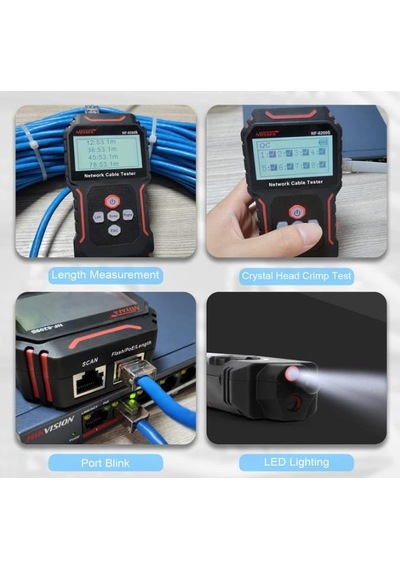 Noyafa Nf 8209s Ağ Kablosu Test Cihazı Kablo Bulucu