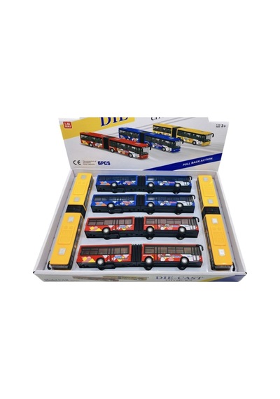 Metrobüs Metal Oyuncak 22 Cm Die Cast Otobüs Diğer