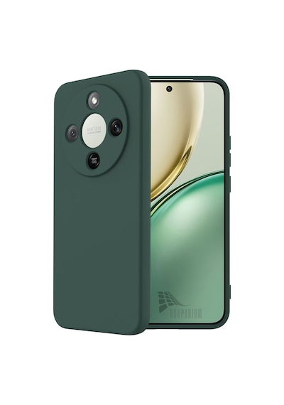 Honor Magic 8 Lite Uyumlu Silikon Kılıf - Pastel Renk Tonu Kamera Korumalı Esnek Kapak - Yeşil Yeşil