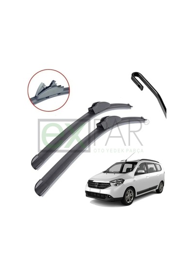 Dacia Lodgy Ön Cam Silecek Süpürgesi Sileceği Takımı 2012 - 2015 Arası Modeller İçin