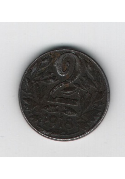 Avusturya Macaristan 2 Heller 1918 Mp2085
