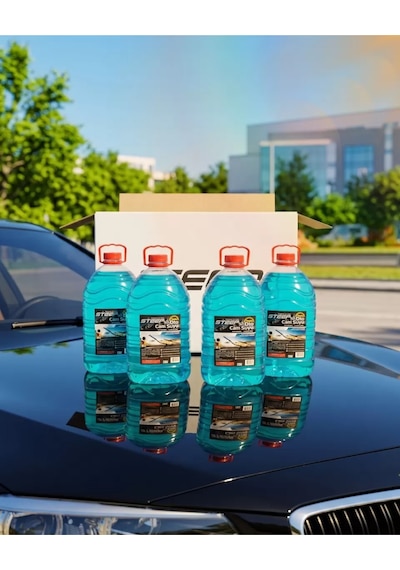 Steep Oto Yazlık Cam Suyu 5 Lt 4 Adet