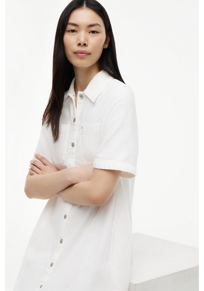 Tommy Hilfiger Tjw Kadın Fitilli A Kesim Beyaz Elbise-16389