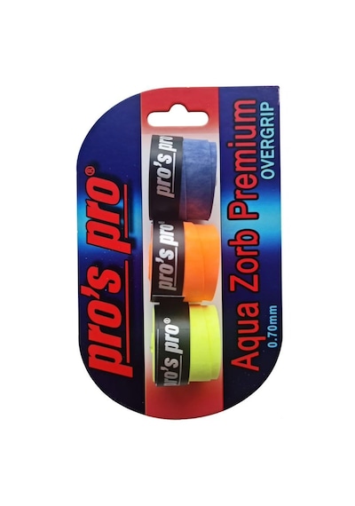 Pros Pro Aqua Zorb Premium 3lü Overgrip 3 Renkli G161d Çok Renkli