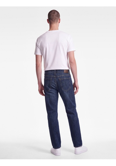 Koton Pamuklu Normal Bel Cepli Straight Fit Jean Pantolon - Mark Jean Koyu İndigo 7wam40147nd