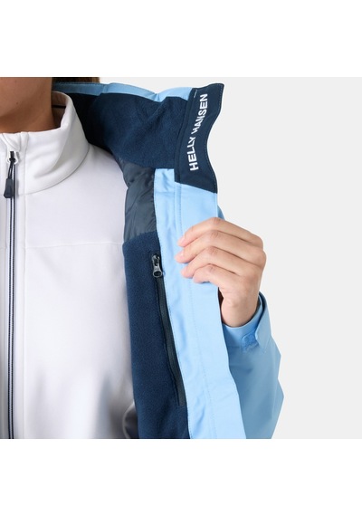 Helly Hansen W Crew Kapüşonlu Mıdlayer Polarlı Mont 2.0 Mavi