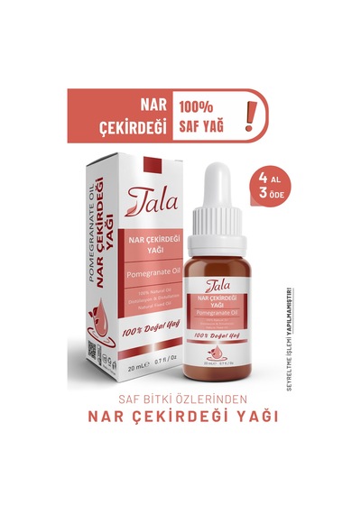 Tala Nar Çekirdeği Yağı %100 Saf Ve Doğal Soğuk Sıkım 20 ML