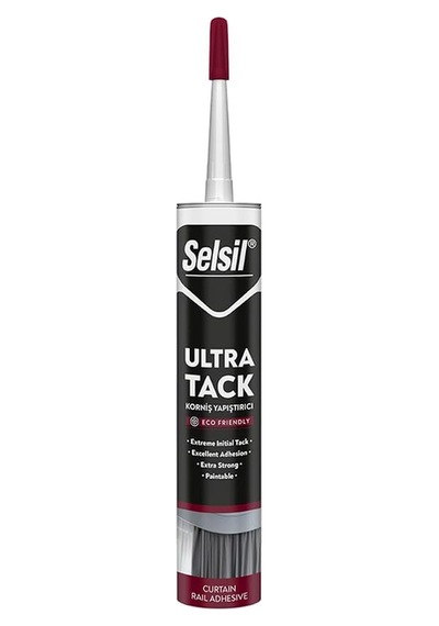 Tr Ultra Tack Korniş Yapıştırıcı, Çok Amaçlı Güçlü Yapıştırıcı, 290 Ml, Beyaz Diğer