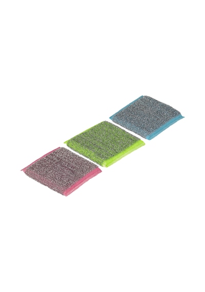 Vileda Power Inox Colors Çelik Bulaşık Sünger 5 x 3'lü
