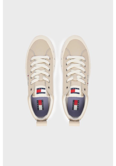 Tommy Jeans Bayan Ayakkabı En0en03008 Aby Bej Bej