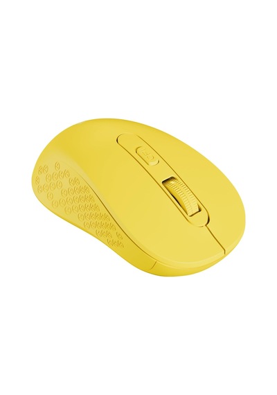 Sm-bt08 Usb 2in1 Bluetooth Ve 2.4ghz Uzun Menzilli Kablosuz Mouse Sarı
