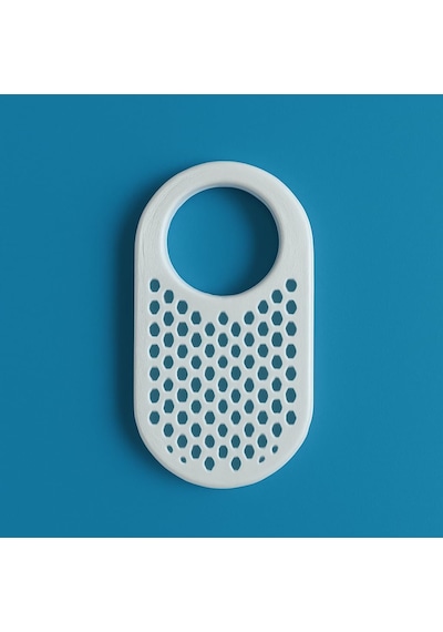 Arı Peteği Desenli Smart Tag 2 Kılıf Sert Dayanıklı Smarttag2 İle Uyumlu Plastik Koruyucu Kırmızı