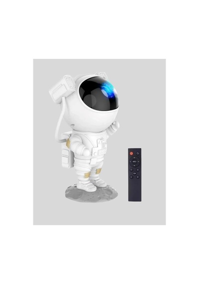 Bluetooth Müzikli Astronot Projeksiyon Lambası Yıldız Ve Ay Efektli Standart Standart