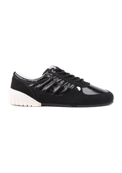 Stato Frame Kadın Sneaker Günlük Rahat Bağcıklı Spor Ayakkabı Siyah
