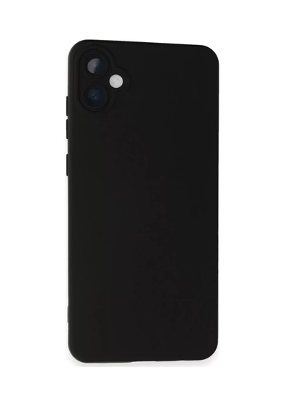 Samsung Galaxy A05 Uyumlu Kılıf Nano İçi Kadife Silikon - Siyah