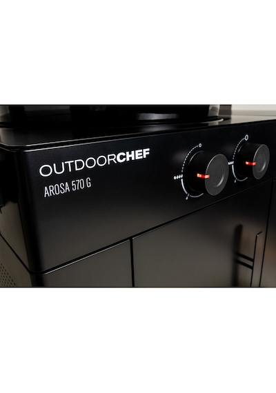 Arosa 570g Evo Yeni Nesil Siyah Barbekü - Döküm Izgara Dahil, Dış Mekan Kullanımına Uygun
