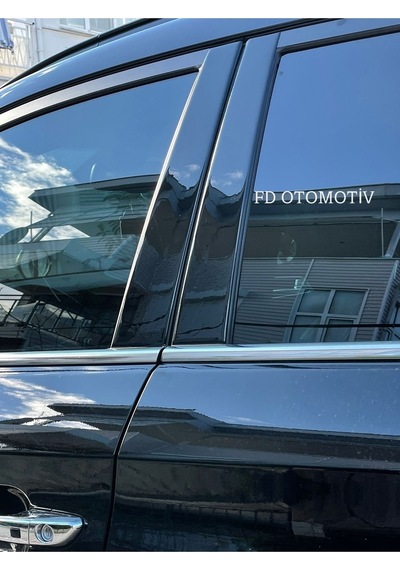 Hyundai Tucson 2015 - 2020 Kapı Direği Kaplama Piano Black Renk