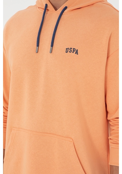 U.S. Polo Assn. Erkek Turuncu Basic Sweatshirt 50295149-VR202