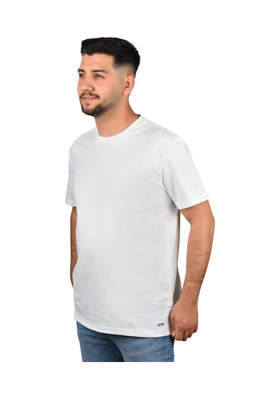 Manta 2610 Erkek Penye T-shirt-26883-beyaz Beyaz