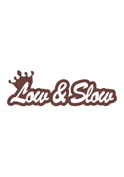 Low&slow Araba Sticker 17x17 Cm Kahverengi