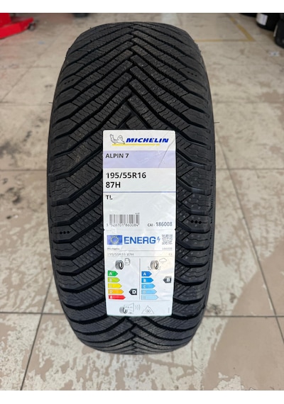 Michelin 195/55 R16 87H Alpin7 Kış Lastiği 2026