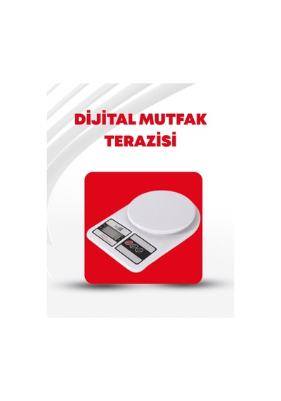 Hepsi 10 Kg Kapasiteli Lcd Ekranlı Dijital Mutfak Tartıs Najmaddin Diğer