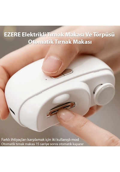 Ezere Elektrikli Tırnak Makası Ve Törpüsü Otomatik Tırnak Makası- 5775