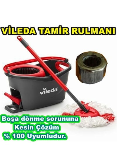 4ad Vileda Rulman Yedek Rulmanı Vileda Turbo Cambaz Marka  Pedallı