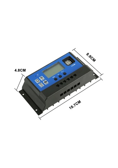 Unichrome 40A Pwm 12V-24V Solar Güneş Paneli Akü Şarj Kontrol Cihazı