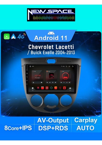 Chevrolet Lacetti Uyumlu 8gb Ram 128gb Rom 8 Çekirdek Android Multimedya