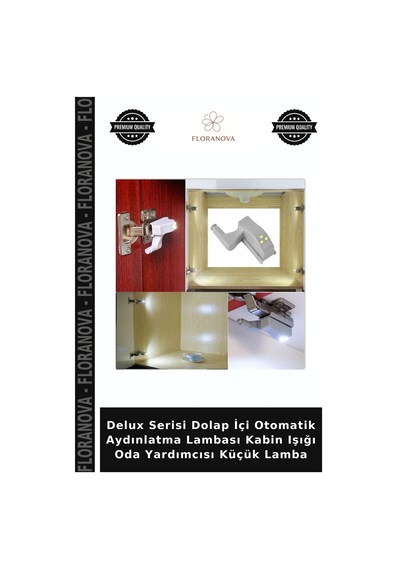 Delux Serisi Dolap İçi Otomatik Aydınlatma Lambası Kabin Işığı Oda Yardımcısı Küçük Lamba Çok Renkli