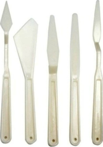 Plastik Spatül 5li Yağlı Boya 5li Spatula Plastik