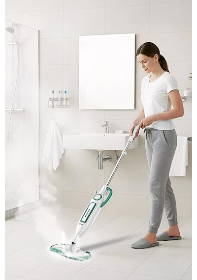 Kiwi KSC-4221 Çok Fonksiyonlu 10 Aparatlı Buharlı Paspas Mop