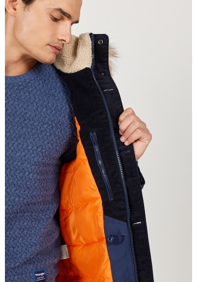 Wrangler Regular Fit Normal Kesim Dik Yaka Lacivert Parka Ceket Lacivert Wrangler Regular Fit Normal Kesim Dik Yaka Lacivert Parka Ceket Lacivert