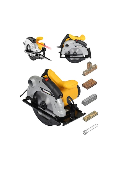 Pro Müller 4000 Watt Lazerli Bakir Sargili Metal Şanzuman Sunta Kesme Daire Testere Makinesi 185 Mm