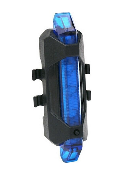 Bisiklet Işığı Led Stop Arka Ikaz Işık Lamba Usb Şarjlı 4 Mod Kırmızı Işıklı Siyah
