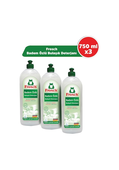 Frosch Badem Özlü Bulaşık Deterjanı 3 x 750 ML