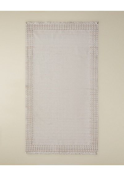 Pearly Pamuklu Dokuma Kilim 80x150 Cm Turuncu-ekru-bej