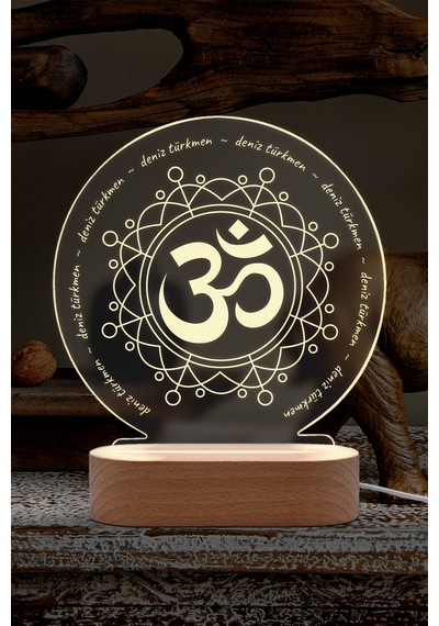 Yoga Om Sembollü Kişiye Özel Ledli Gece Lambası Masif Ahşap Tabanlı Usb Kablolu Pleksi Led Gece Lambası Yoga Om Sembollü Kişiye Özel Ledli Gece Lambası Masif Ahşap Tabanlı Usb Kablolu Pleksi Led Gece Lambası