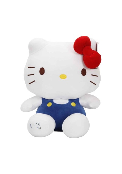 S00006116 Peluş S4 Mavi Tulumlu 35cm Beyaz
