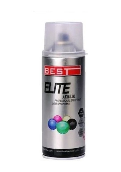 Best Akrilik Mat Siyah Sprey Boya 400 Ml Ral9005m